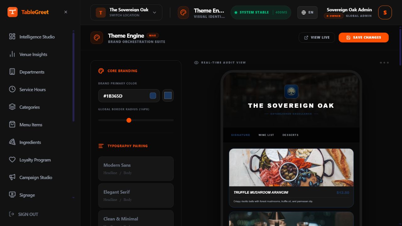 Theme editor